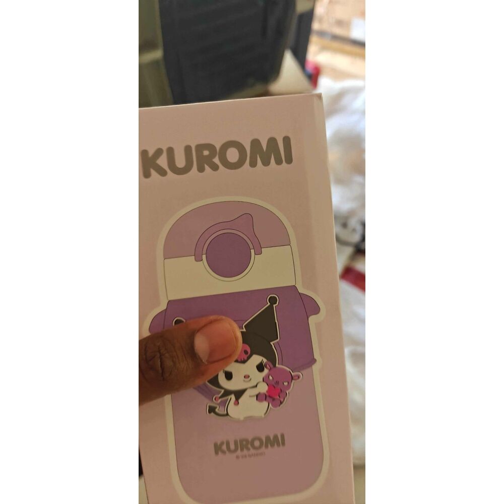 Kuromi sanrio water bottle